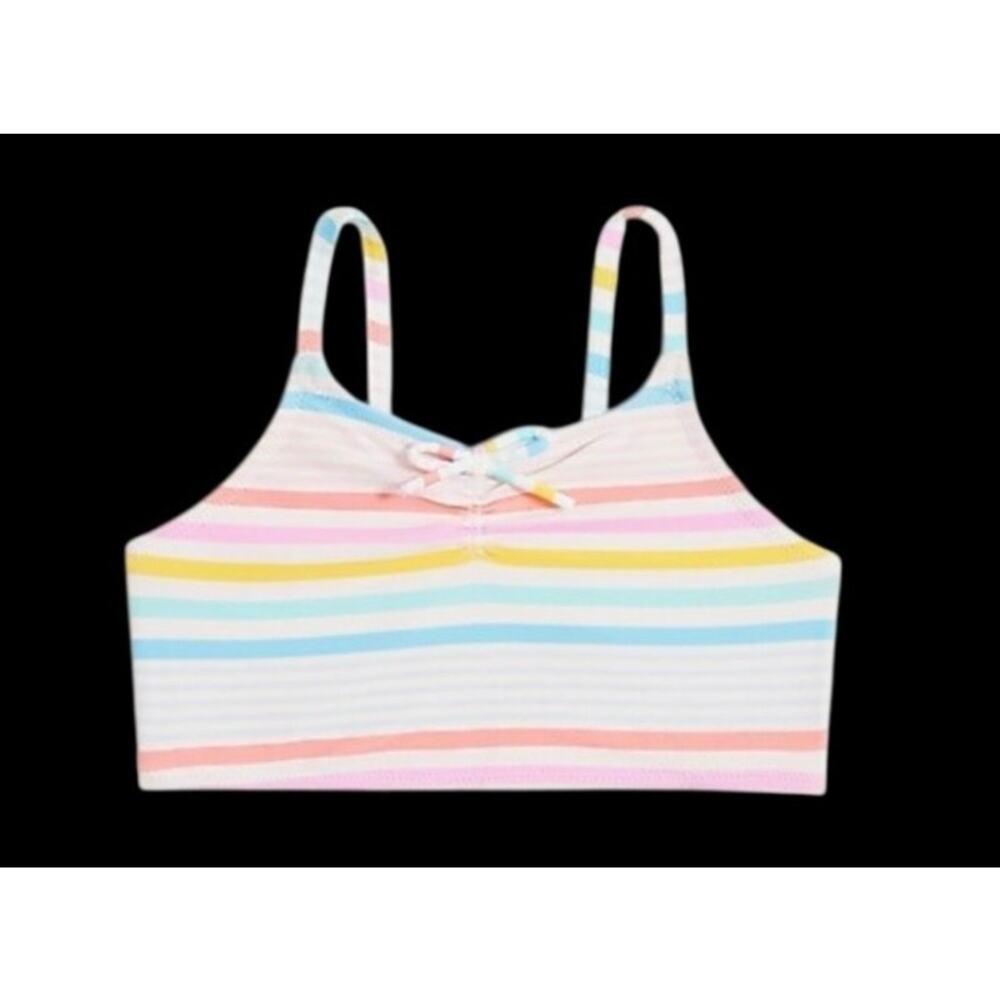 NWT CrewCuts J.Crew Striped Swimsuit Bikini Top 3